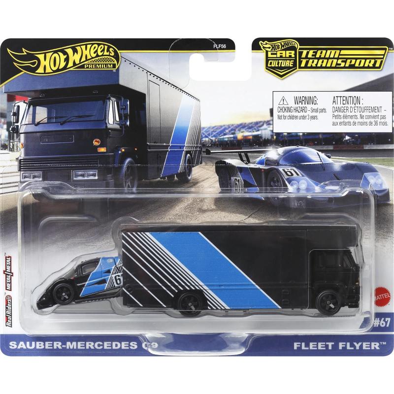 Hot Wheels - Sauber-Mercedes C9 e Fleet Flyer - Team Transport